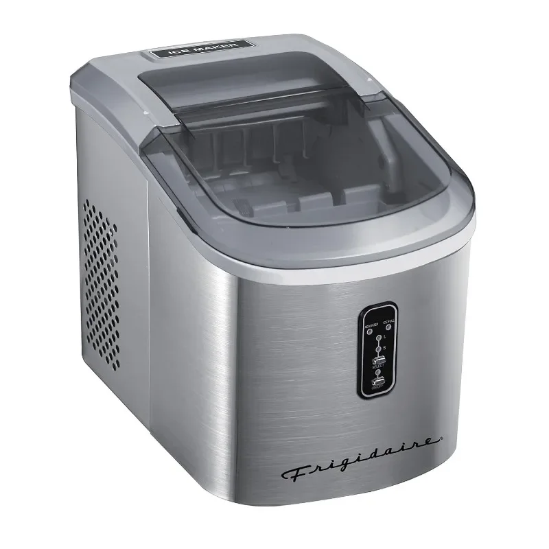 Counter Top Maker with Over-Sized Ice Bucket, Stainless Steel, Self Cleaning Function