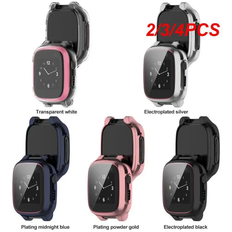 2/3/4PCS Watch Protective Case Protective Cover Soft Tpu Electroplating Full Shell Screen Protector For Xplora X5 Play Watch