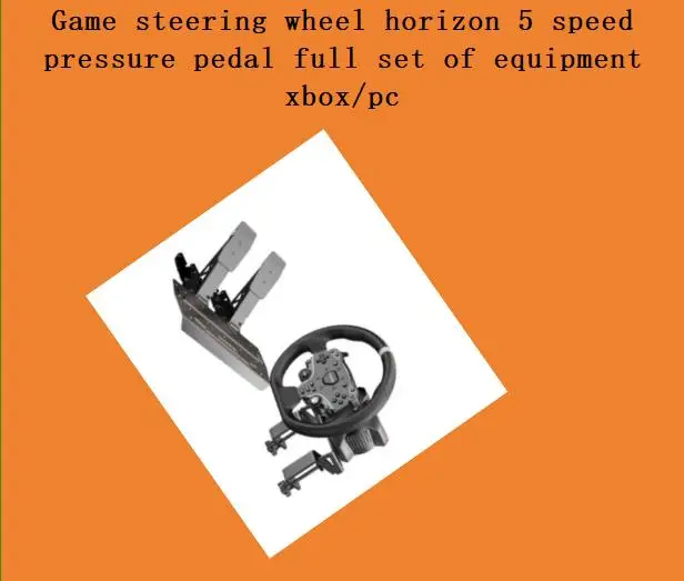 Game steering wheel horizon 5 speed pressure pedal full set of equipment xbox/pc