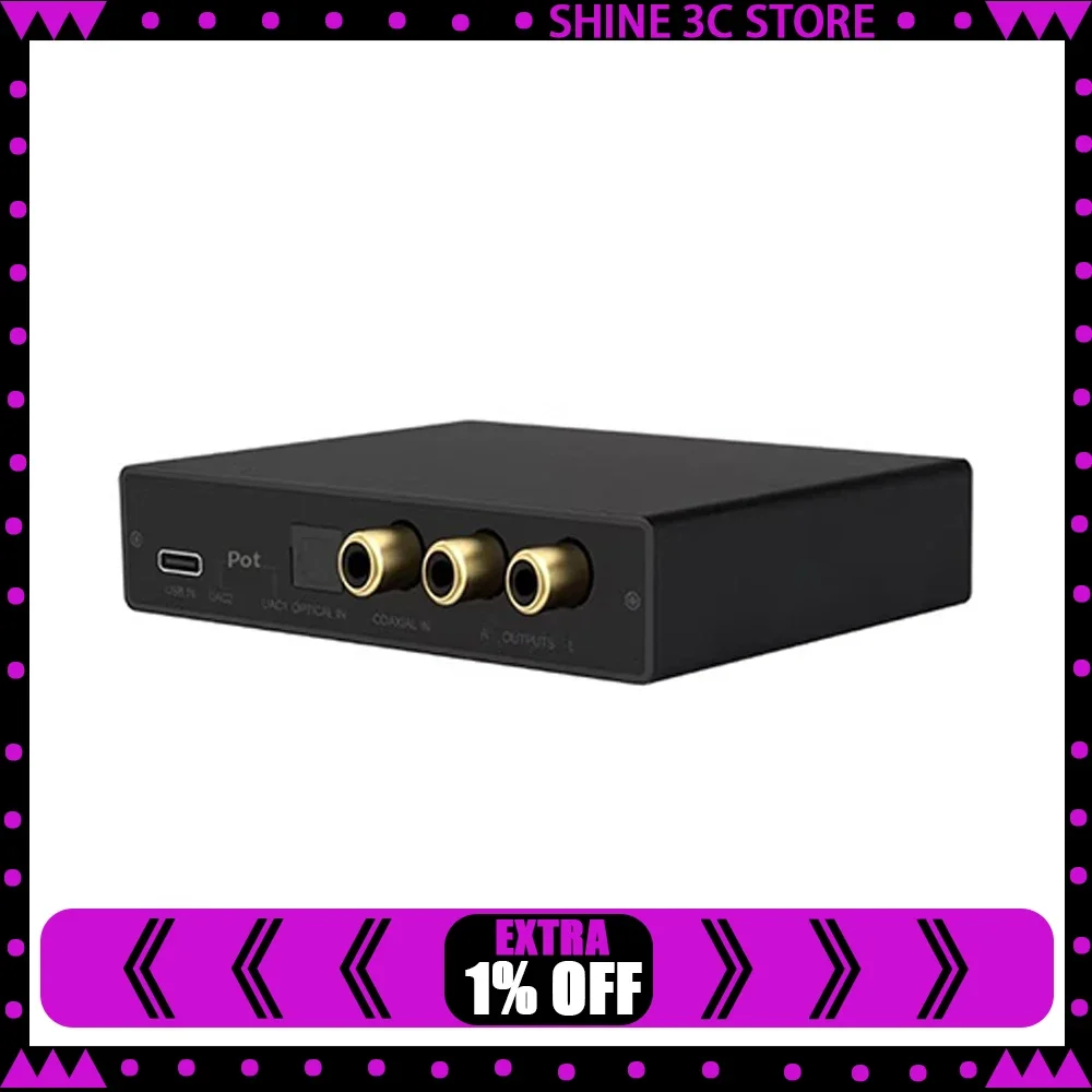 SMSL PS200PRO ESS New Generation Chip ES9039Q2M Dac Decoder Support For Optical Fiber Input Coaxial Input USB Input Gifts