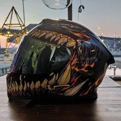 Variation Motorcycle Helmets Wear-Resistant Full Face Biker Helmets Breathable Motocross Kask Anti-Fall Motorcycle Accessories
