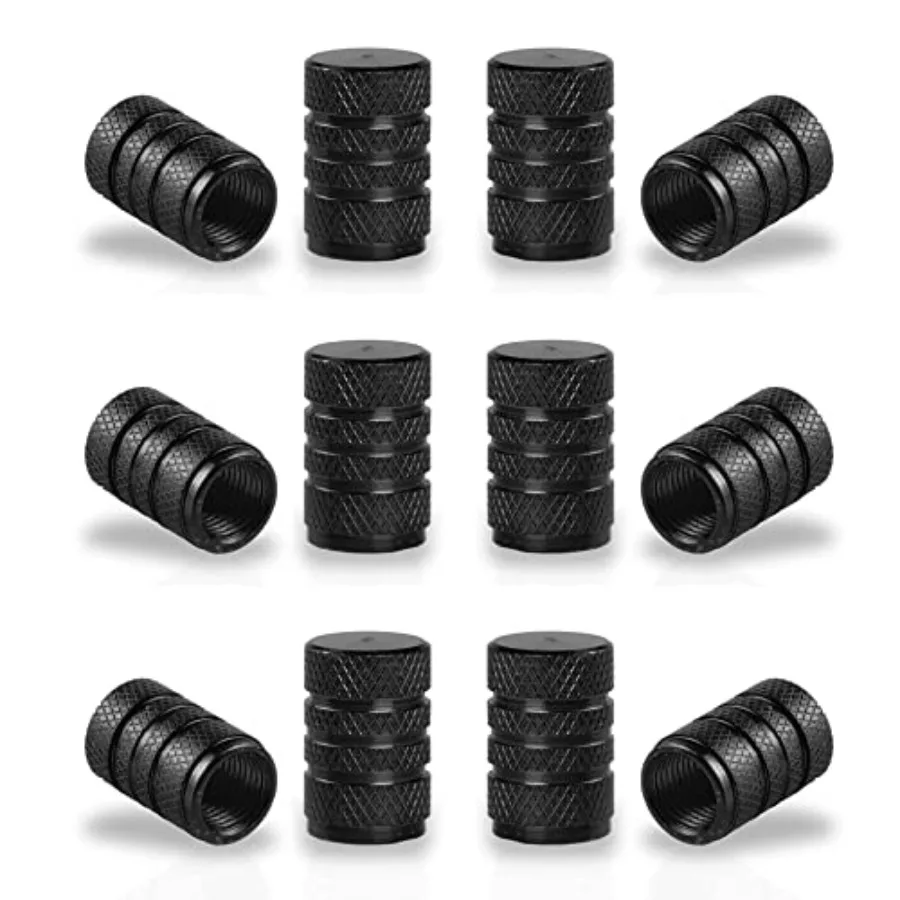 12PCS Tire Valve Stem Caps Car Exterior Accessories Aluminum Alloy Valve Cover Universal for Cars Trucks Motorcycles an