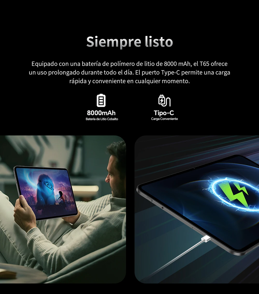 Teclast T65 Android 16 Tablet 120Hz Unisoc T7280 13.4'' Tddi, (8Gb+12Gb)20Gb Ram, 128Gb Rom, 8-Core Tablets, Mali-G57, 1920X1200, 8000Mah, 4g Volte, Wifi, Gps, 13Mp+5Mp