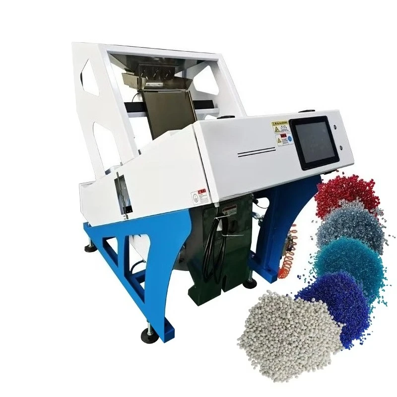 Machine de tri/separation de minerai de quartz multifonctionnelle, trieuse de couleur et de forme CCD avec algorithme IA, précision de 99,9 %, personnalisable
