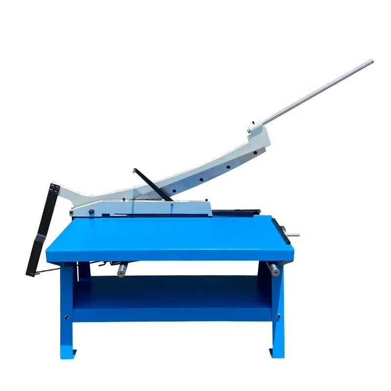 

Table tin shears manual metal shears GS-1000 quick clamping standard back gauge hand wheel adjustment balance hammer
