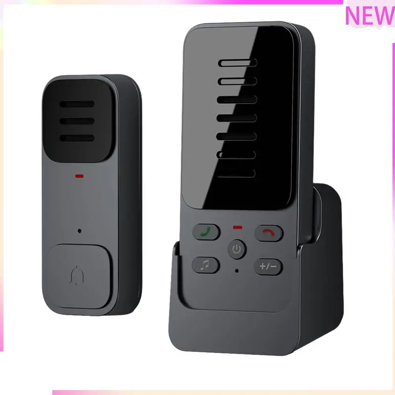 b27b-wireless-doorbell-two-way-audio-doorbell-household-use-long-distance-one-button-pager-with6-ringtones