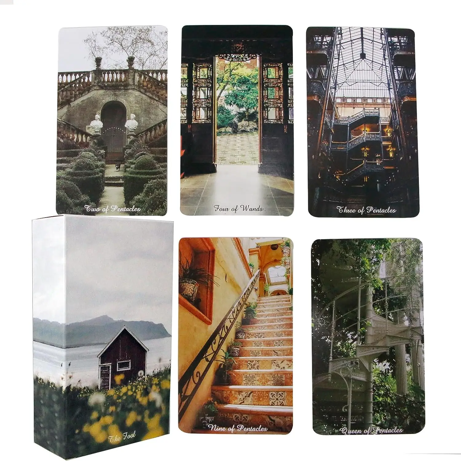 12x7 cm Tarot of Architectural Objects 78PCS