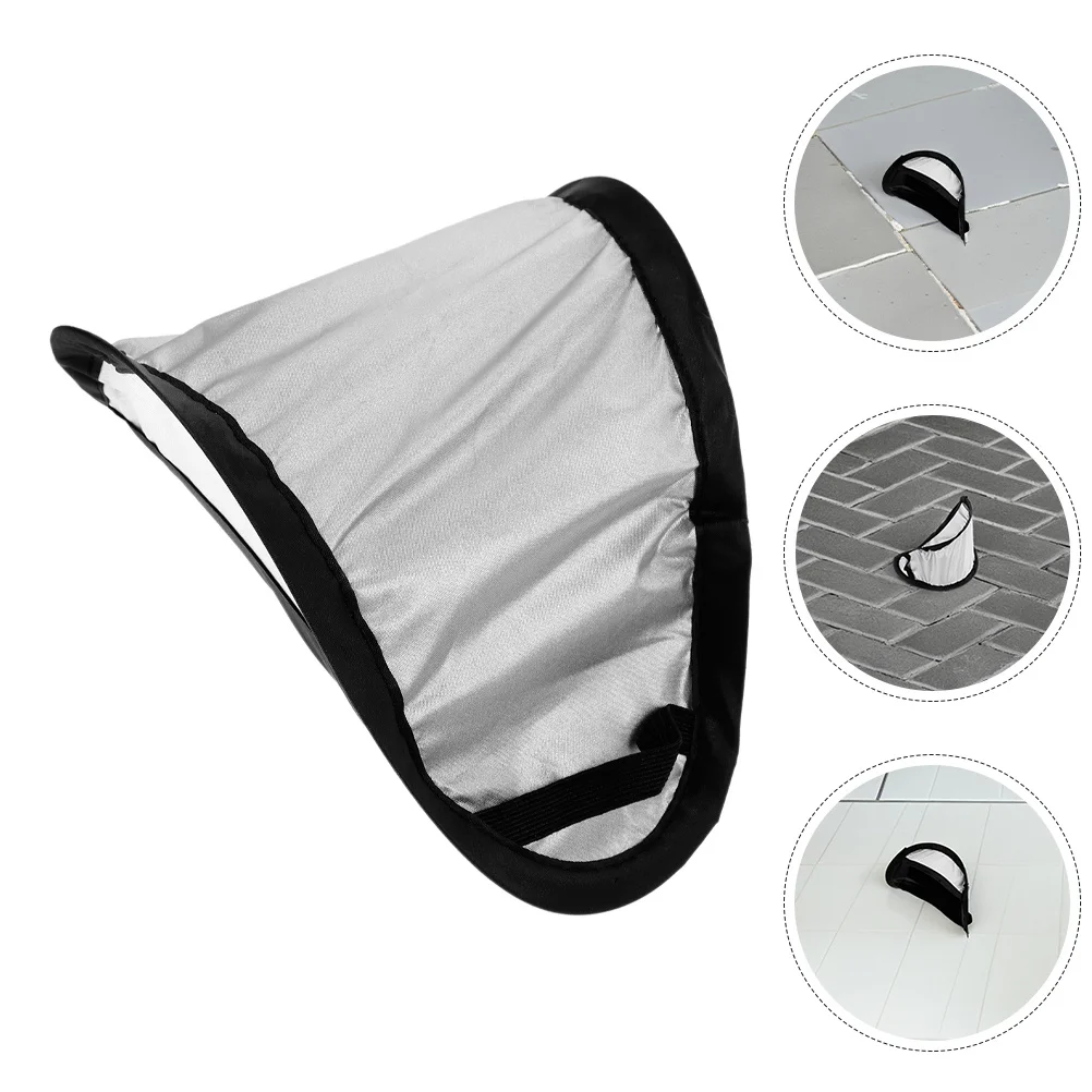 

2pcs Car Dashboard Phone Sun Shade: Silver Coated Fabric Vertical Mount Holder For Cars Phone Glare Protection Heat Insulation