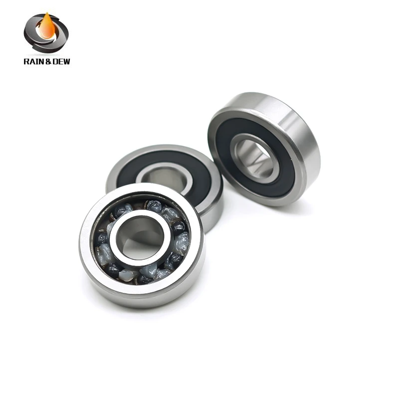 1PCS 16100RS  CB 10x28x8 mm Ceramic  Ball Bearings 6000 2RS Hybrid Ceramic Bearing ABEC-7 Bicycle Bottom Parts