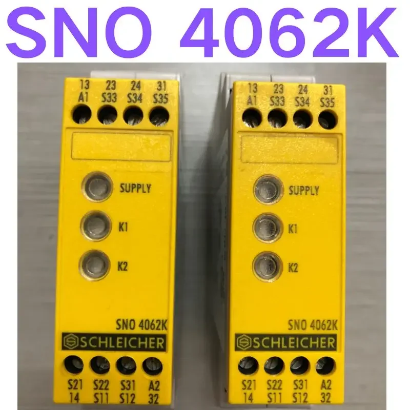 

Second-hand test OK Safety relay, SNO 4062K ,SNO 4062K-A, Prices can be discounted