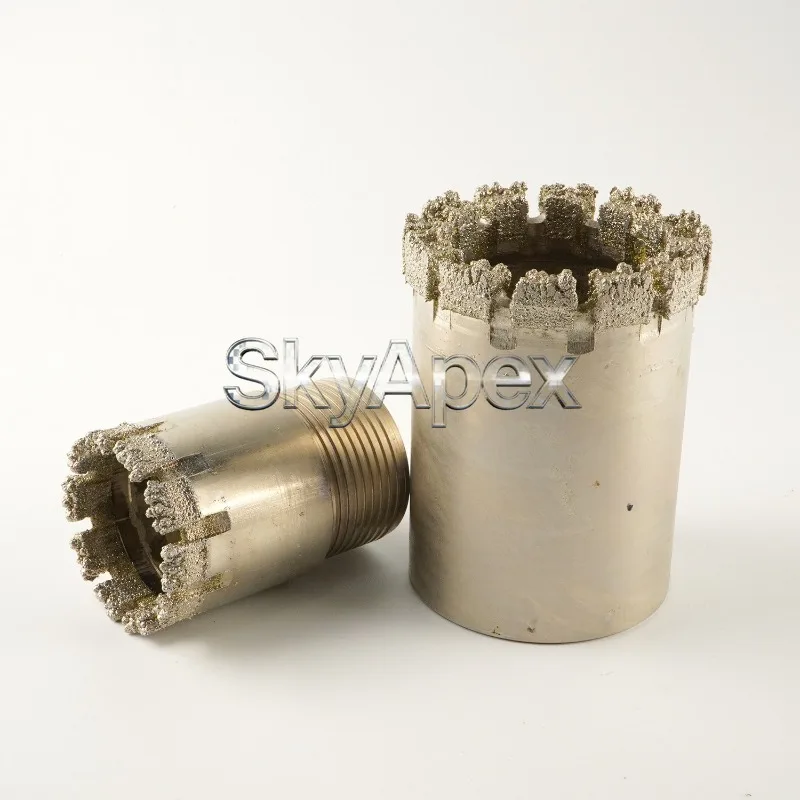 1PC Industrial Electroplated Diamond Core Drill Bit With High Wear Resistance For Geological Exploration Water Well Drilling
