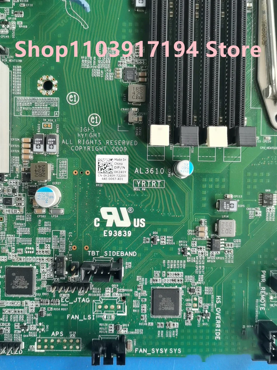 

Материнская плата для серверной рабочей станции Dell AL3610 T5810 T5800
