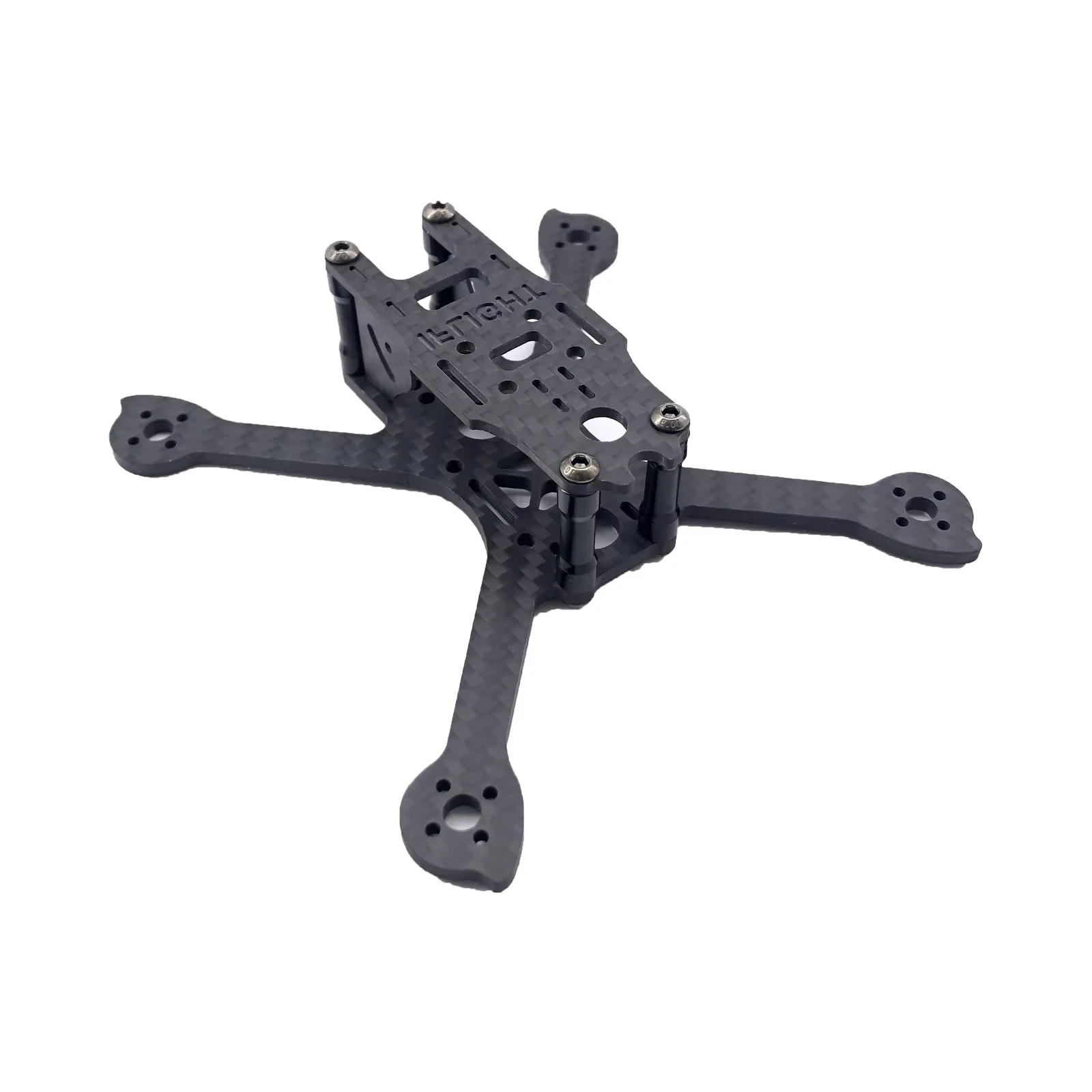 Kit de Estrutura para Drone IX2 V2 de 2.5 Polegadas com Distância entre Eixos de 126mm, Placa de Fibra de Carbono 3K para Quadricóptero FPV, Acessórios DIY para Estrutura de Drone