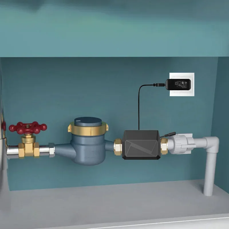 เครื่องตรวจจับการรั่วไหลของท่อน้ําวาล์วปิดอัตโนมัติสําหรับเซ็นเซอร์น้ํารั่วพร้อมสัญญาณเตือน