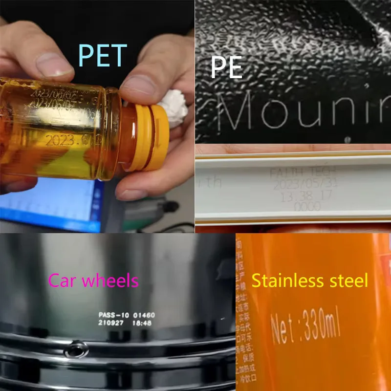 Faith Multifunctional Auto 30W Visual Flying One Fiber Laser Marking Hine