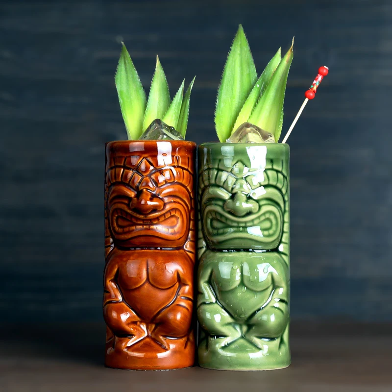 320ml The Statue Of Mackay  Tiki Mug Ceramic Cup Hot Sale Beer Cup Coffee Mug Tiki Cup Ceramic Crafts