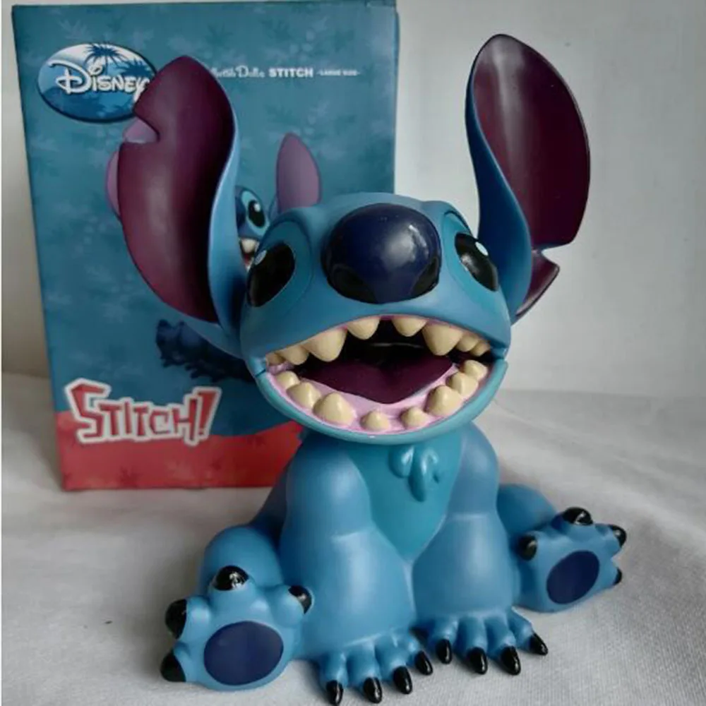 Figura de acción de Anime Lilo & Stitch, colección de PVC, modelo GK, adorno de muñeca, hucha de dibujos animados, caja de dinero, juguete, regalo