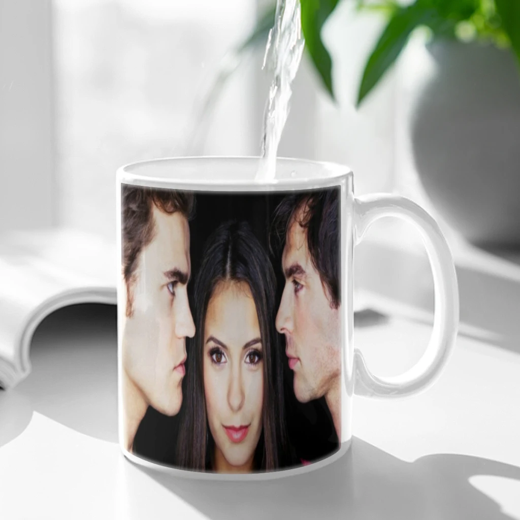 Classic Tv Series The Vampire Diaries Free shipping Ceramic Cup Coffee Oatmeal Breakfast Cup Creative Personality Mug