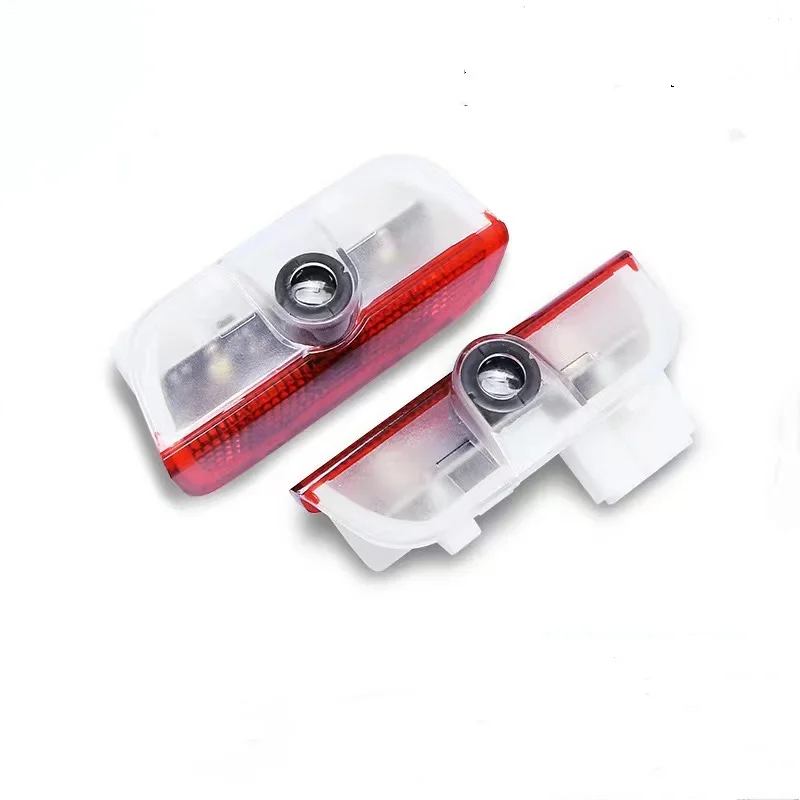 2pcs LED Car Door Lights Welcome Projector Courtesy Ghost Shadow Lamp Accessories for Skoda Superb 2 MK2 Superb 3 2009-2023 2024 - view 2