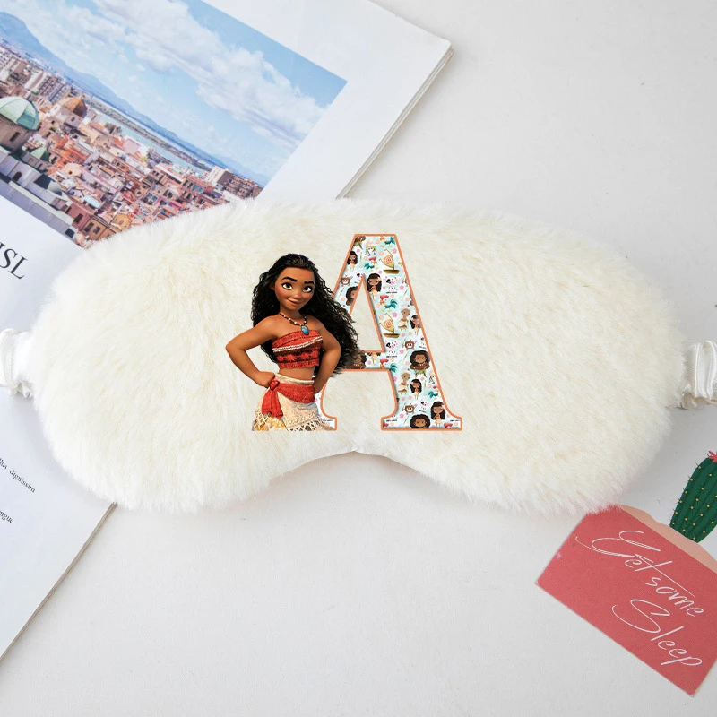 Disney Moana 2 Uyku Siperliği Kawaii Körü Körüne Karikatür Seyahat Göz Maskesi Anime Yumuşak Rahat Blinders çocuk Doğum Günü Hediyeleri