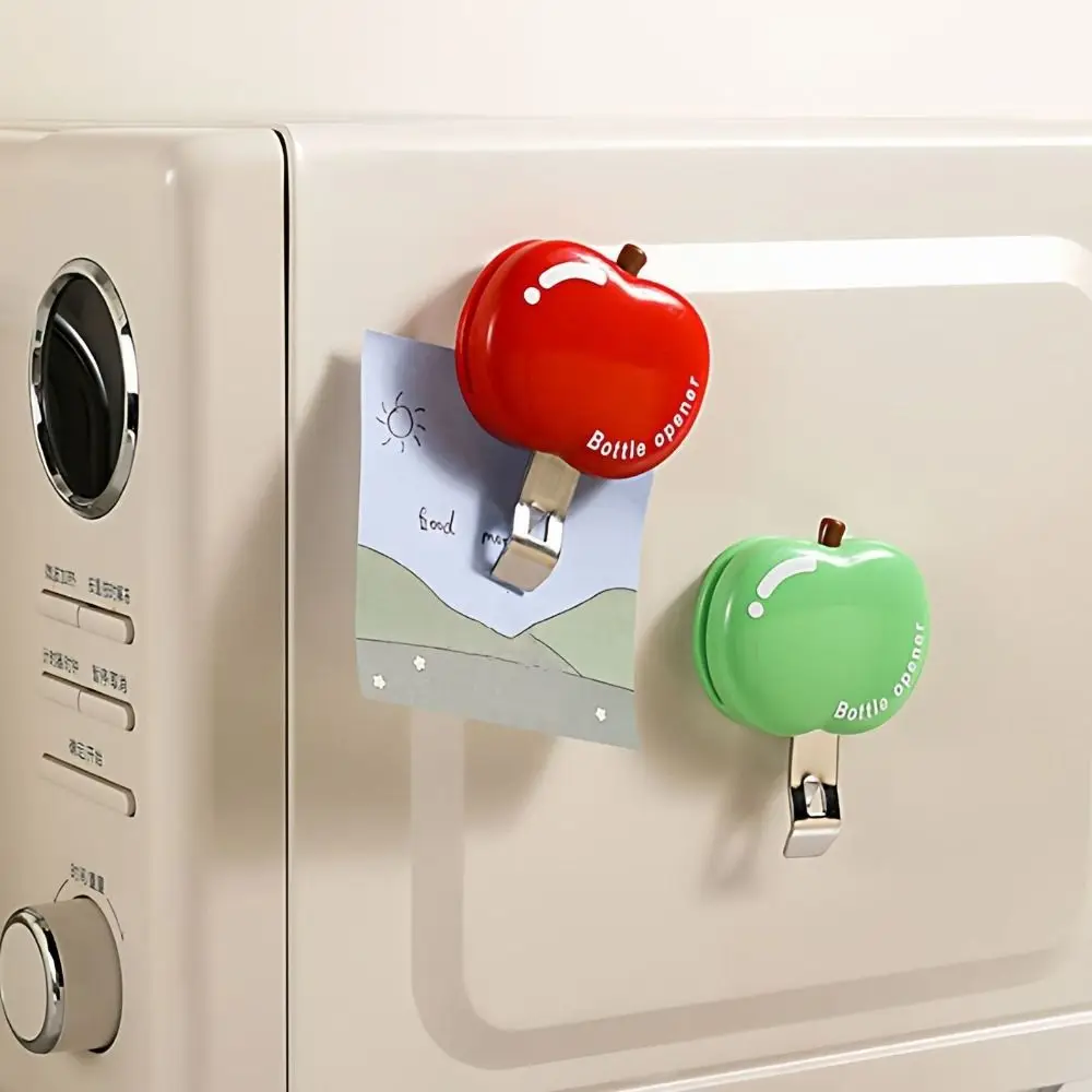 

2pcs Multifunctional Magnets Bottle Opener Decorative Quick Open Beer Bottle Opener Fruit Shape Bottle Opening Tool Can Remover