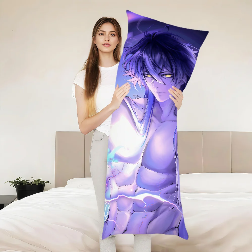 Flins Genshin Impact fanart muscle cushion cover Long Rectangle Pillowcase Bed Comfort Sofa Decoration Dakimakura Pillow cover