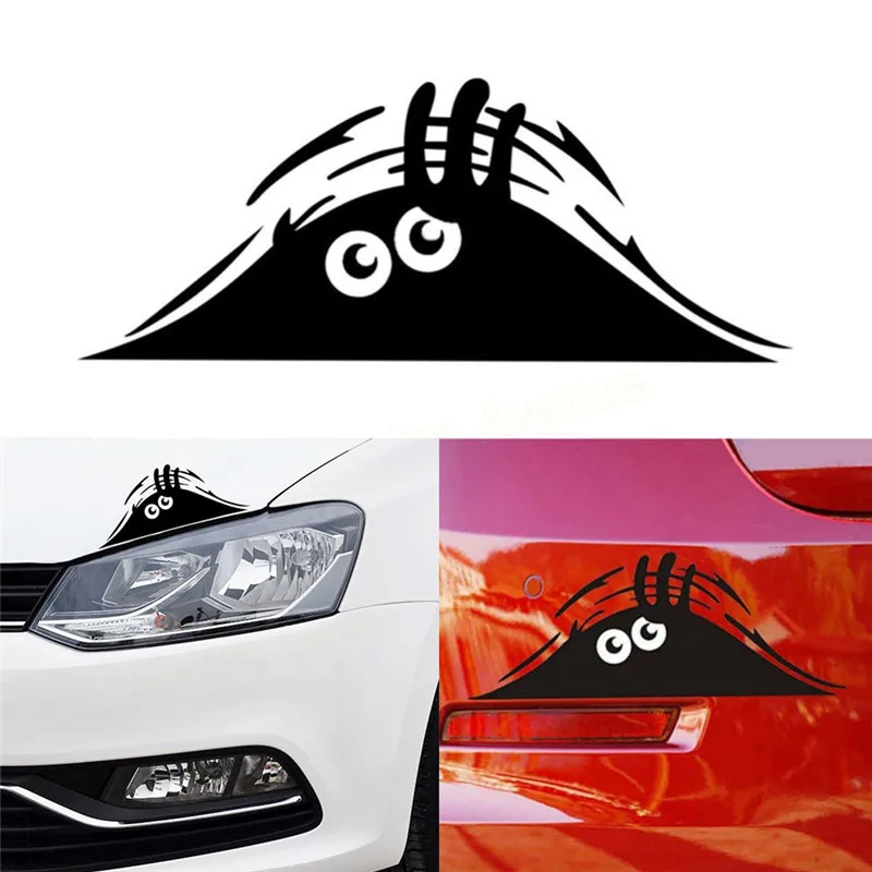 Peeking Car Sticker vinyl decal decorate Styling for MAN BYD Mini Maruti Suzuki Jaguar Fiat Polaris - view 3