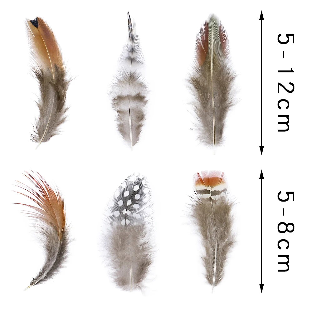 50 Stück/Set Natürliche Fasanenfedern Hühnerfedern 5-10CM Weiche Künstliche Bastelfedern für DIY-Dekorationszubehör