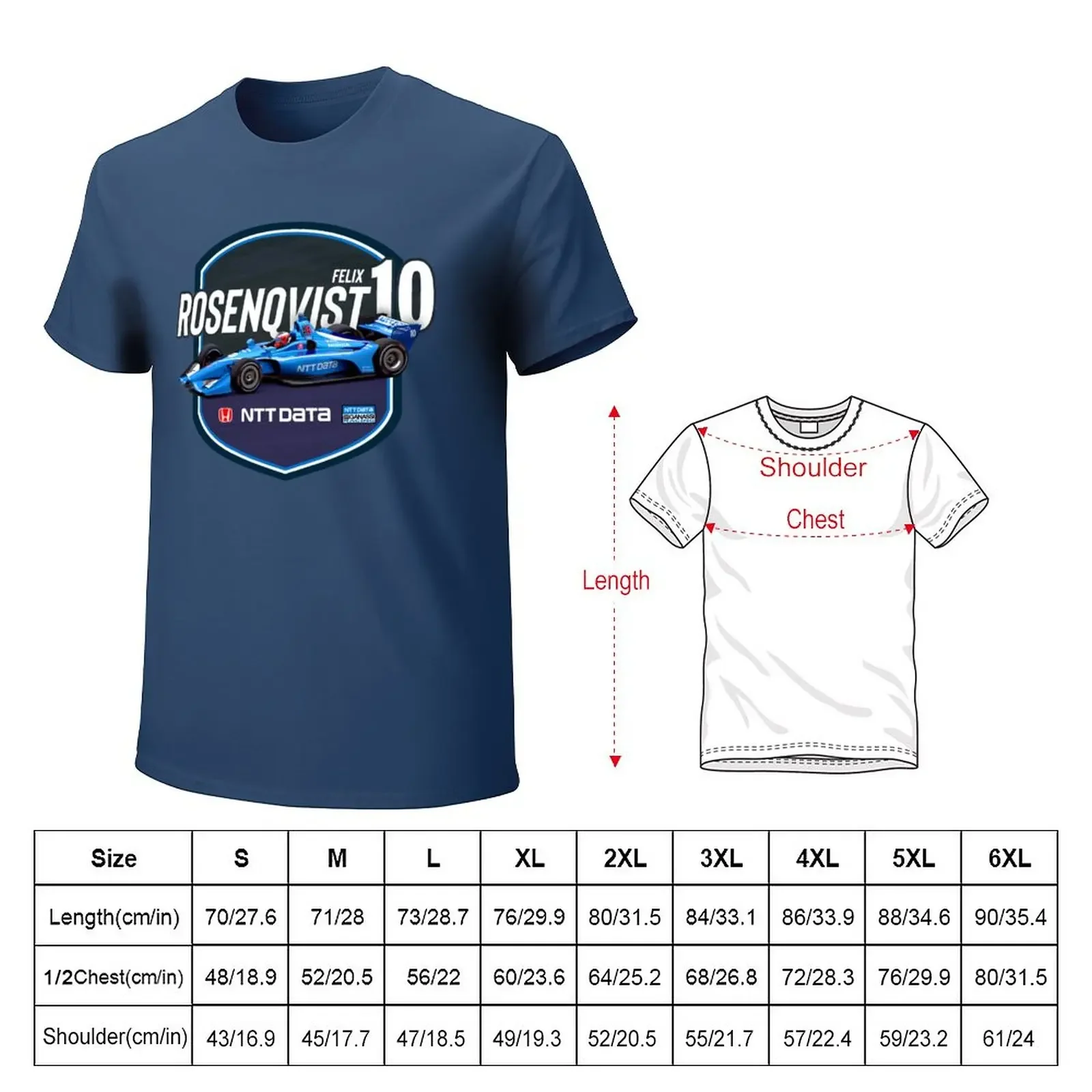 Felix Rosenqvist 2019 (road course) T-Shirt customizeds summer clothes plus sizes heavyweights t shirts for men cotton