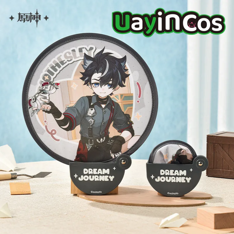In Stock Official Genshin Impact Wriothesley Dream Journey Theme Badge Acrylic Stand Phone Lanyard Sticker Bag Set Wooden Seal A
