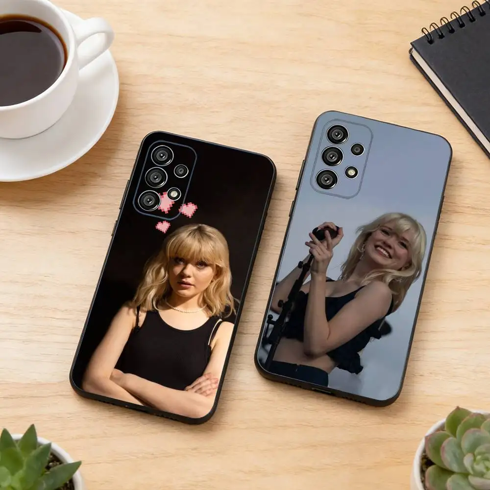 Maisie P-Peters Singer Phone Case For Samsung S25,S24,S21,S22,S23,S30,Ultra,S20,Plus,Fe,Lite,Note,10,Black Cover