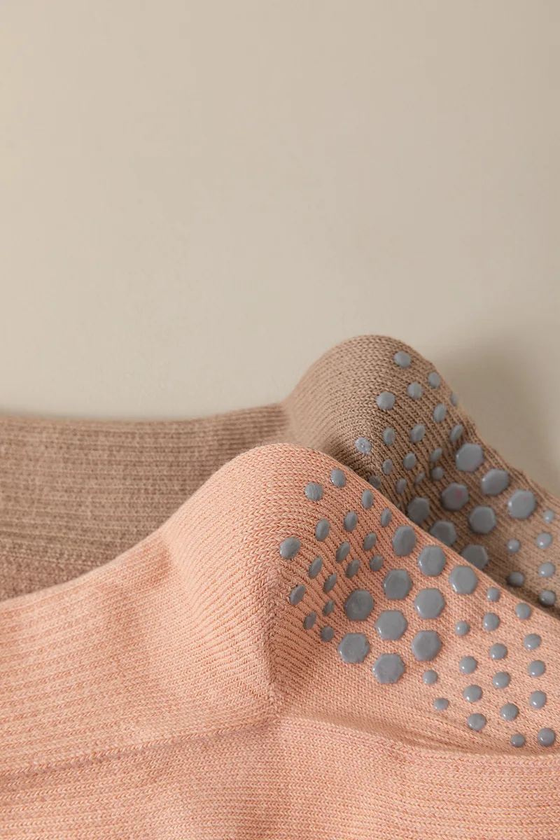 1 Paar Damen Fünf-Zehen-Silikon-Antirutsch-Yoga-Socken Weiche Atmungsaktive Ballett-Tanz-Damen-Fitness-Sport-Antirutsch-Pilates-Socken – Detail 20
