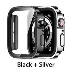 Screen Protector for Apple Watch Case 10 7 8 9 SE 6 5 4 Ultra 2 46mm 42mm 45mm 44mm 49mm Tempered Glass iWatch Cover protective