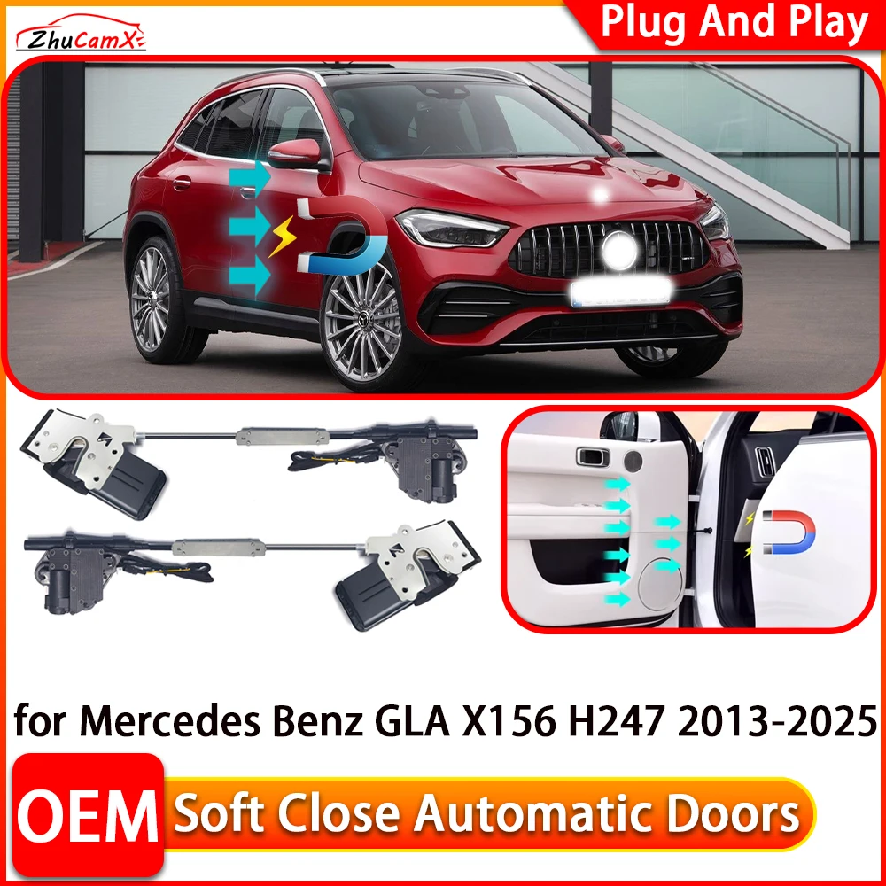 

for Mercedes Benz GLA X156 H247 2013-2025 Automatic Electric Soft Close Door Closer Power Closing Door Comfort Closing System
