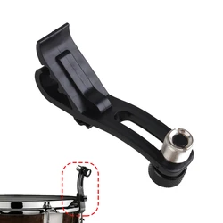Drum Microphone Clip Holder Height Adjustable Mic Clip Stand Drum Rim Mount Clamp with Groove Gear Shock