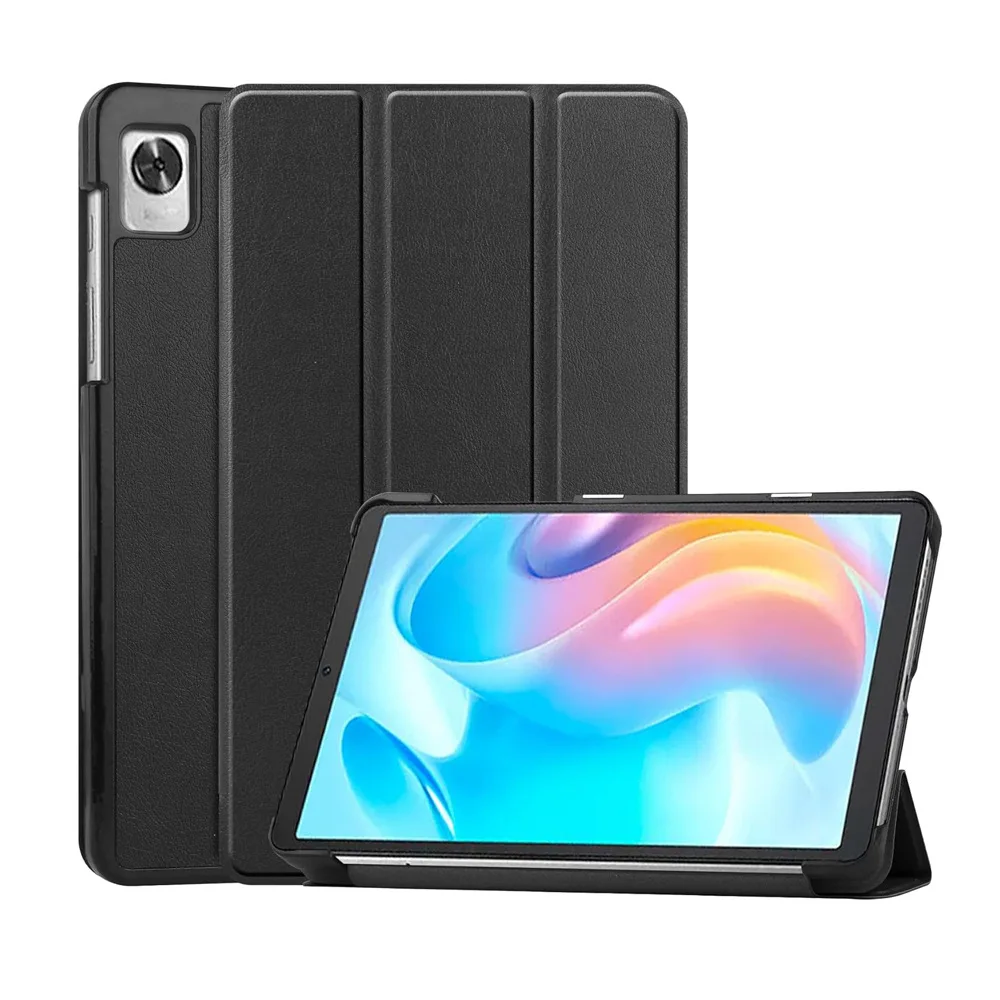 

Tri-Folding Stand Cover For Blackview Tab 60 Kids 8.68" Tablet PC Magnetic Funda with Hard Back Shell For Blackview Tab60