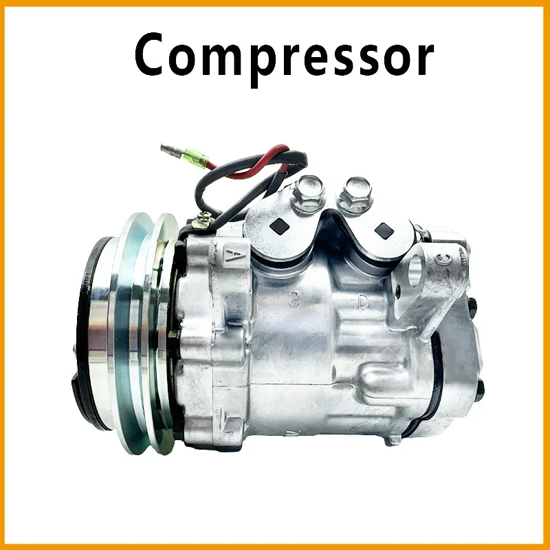 High Efficiency AC Compressor for Komatsu PC55-PC60-7/8 Excavators, Direct Replacement Cooling Part