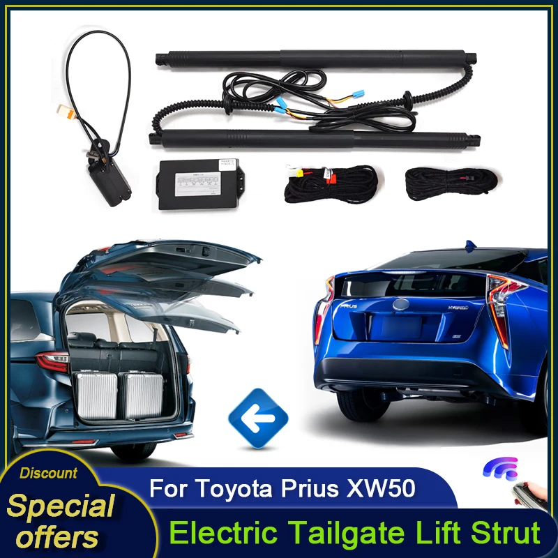 

Для Toyota Prius XW50 2015 ~ 2022 автомобильная электрическая задняя дверь, задняя дверь, стойка, комплект подъема задней двери автомобиля, комплект для багажника