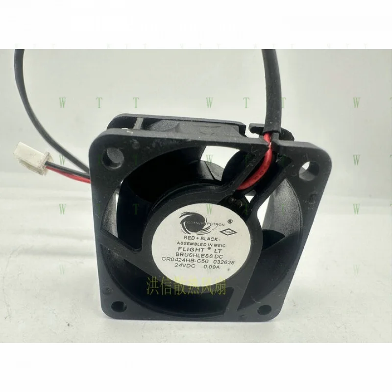 

H 1 pcs COMAIR ROTRON cooling fan CR0424HB-C50 DC24V 0.09A 4020 4CM 2 WIRE