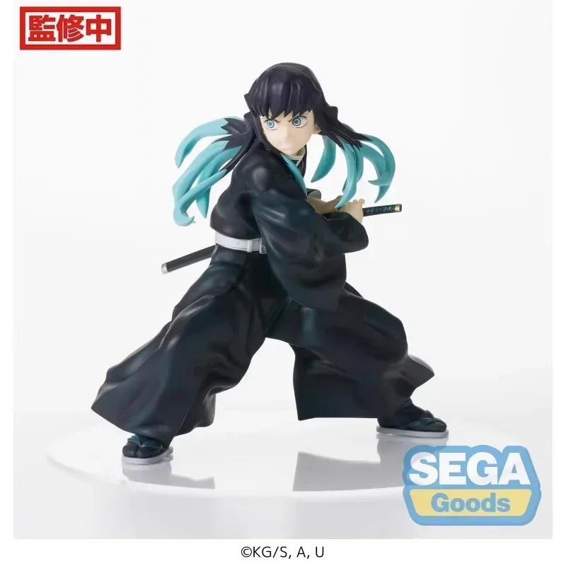 In Stock SEGA Demon Slayer FIGURIZM Tokitou Muichirou Desktop Cute Doll Anime Action Figure Toy Gift Model Collection