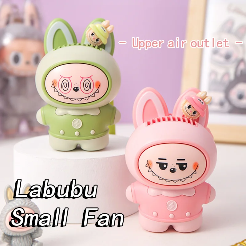 

Kawaii Labubu USB Мини Вентилятор Мультфильм Аниме USB Зарядка Портативный Вентилятор Летний Охлаждающий Вентилятор Настольный Декор Дети Открытый Путешествия Подарок