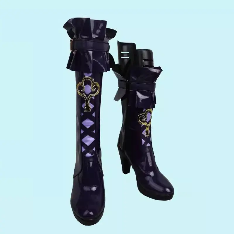 Game Star The Herta Cosplay Shoes Raiden Bosenmori Mei Phainon Cosplay Boots Halloween Kafka Shoes Prop Anime