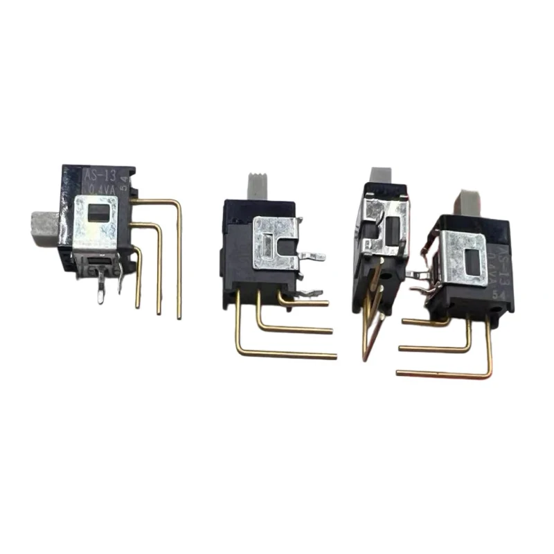 1PCS/LOTS 100% Japanese nkk toggle switch AS-13 bent foot with bracket 0.4VA sliding 3-foot 3-speed switch AS13CV