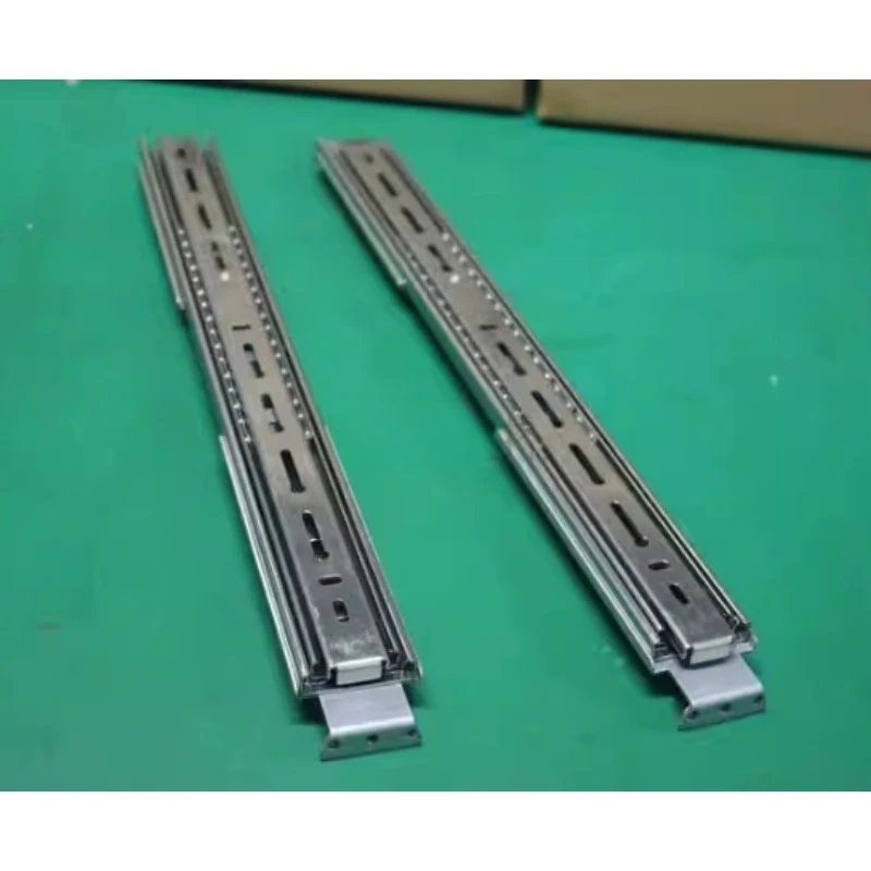 

19 Inch 3 Section Server Slide Rail 450mm Pull Depth for 1U-4U Cabinet Chassis