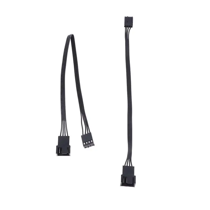 5PCS 4Pin PWM CPU Fan Wire Connector Adapter Computer Fan Extension Power Cable Replacement Accessories 24AWG