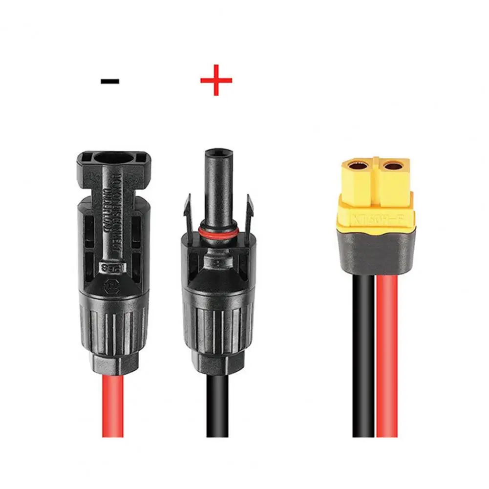 Waterproof Solar Extension Cable High Voltage Solar Cable 600v Xt60 to Solar Panel Extension Cable Ip68 Waterproof Connector