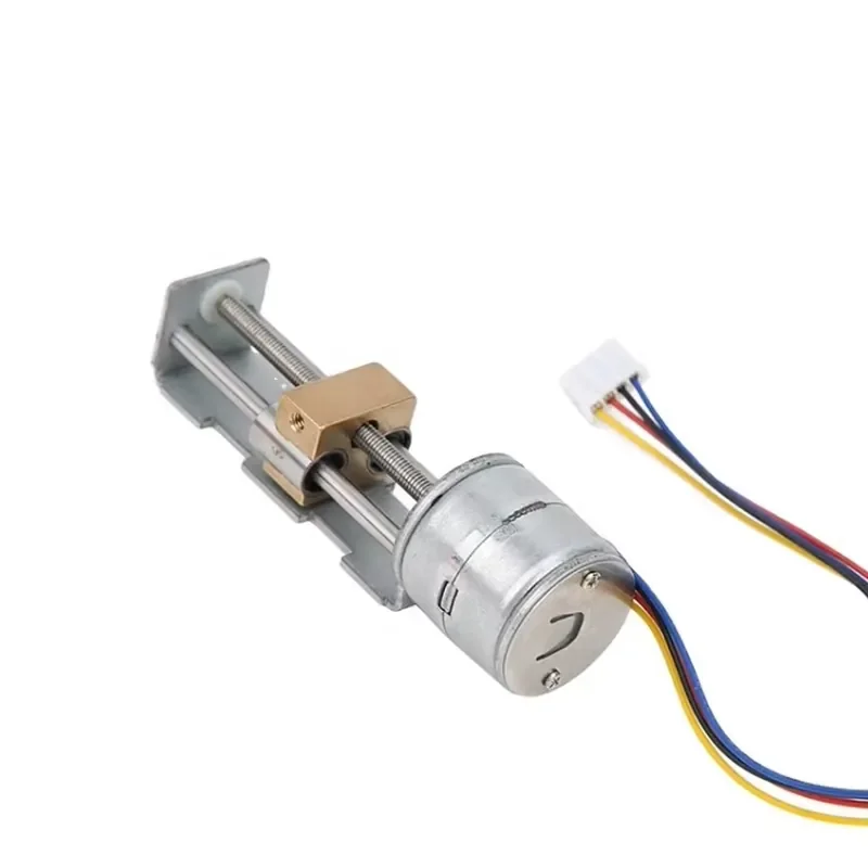 Samsr Stock 12v DC Small Motor Linear Mini Linear Guide Slide Rail MS2006-48 for Printer Mini Linear PM Stepping Stepper