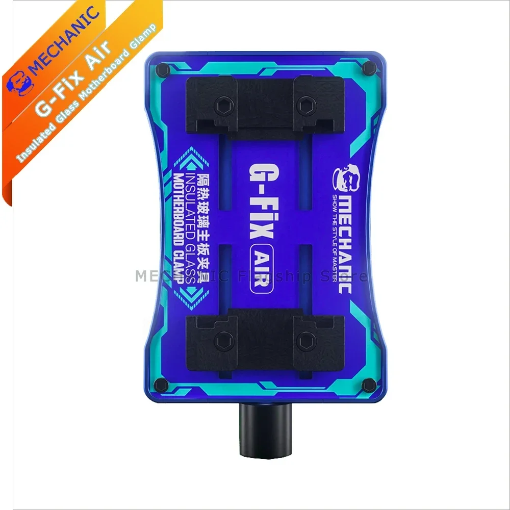 Mechanic g-fix placa-mãe de vidro isolada a ar glamp para pcb cpu chip dispositivo fixo remover cola estanho plantio ferramenta de reparo