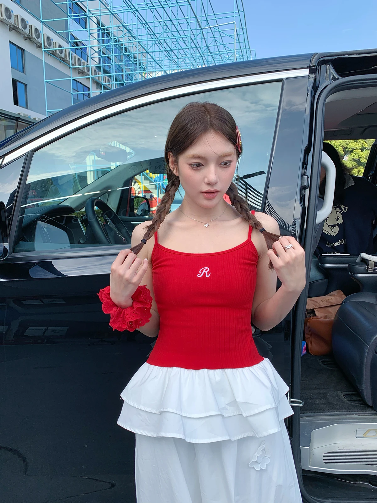 Red Splice Women's …