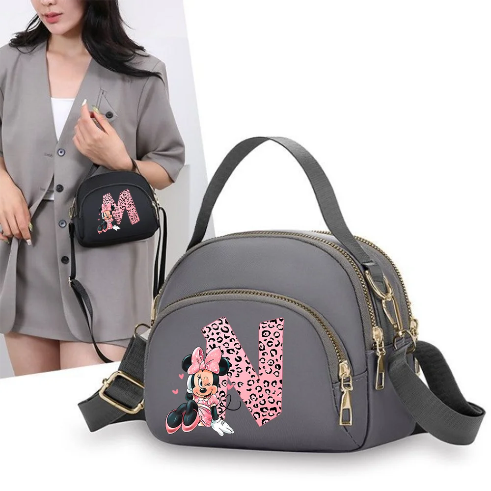 

Minnie Letter Shoulder Bag Women Handbag Purse Hobo Bag Messenger Bag Female Girl Cell Phone Casual Sling Travel Crossbody Bag